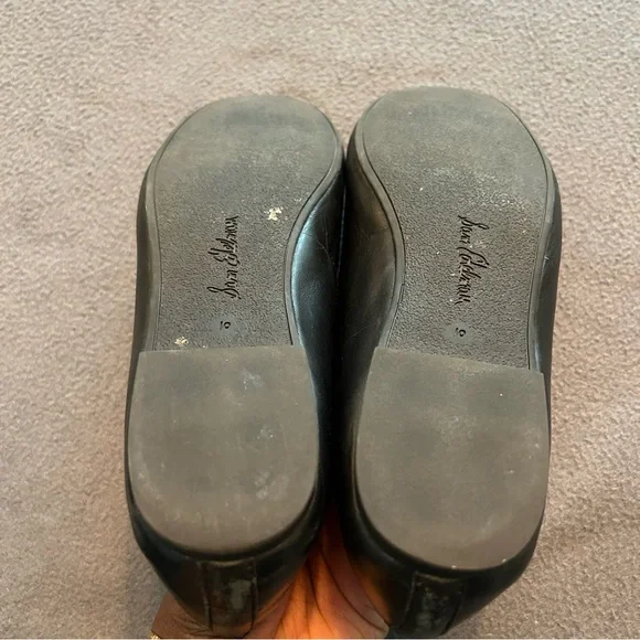 Sam Edelman Finnegan Black Leather Loafers with Scalloped Design Size 10M - Picture 3 of 13